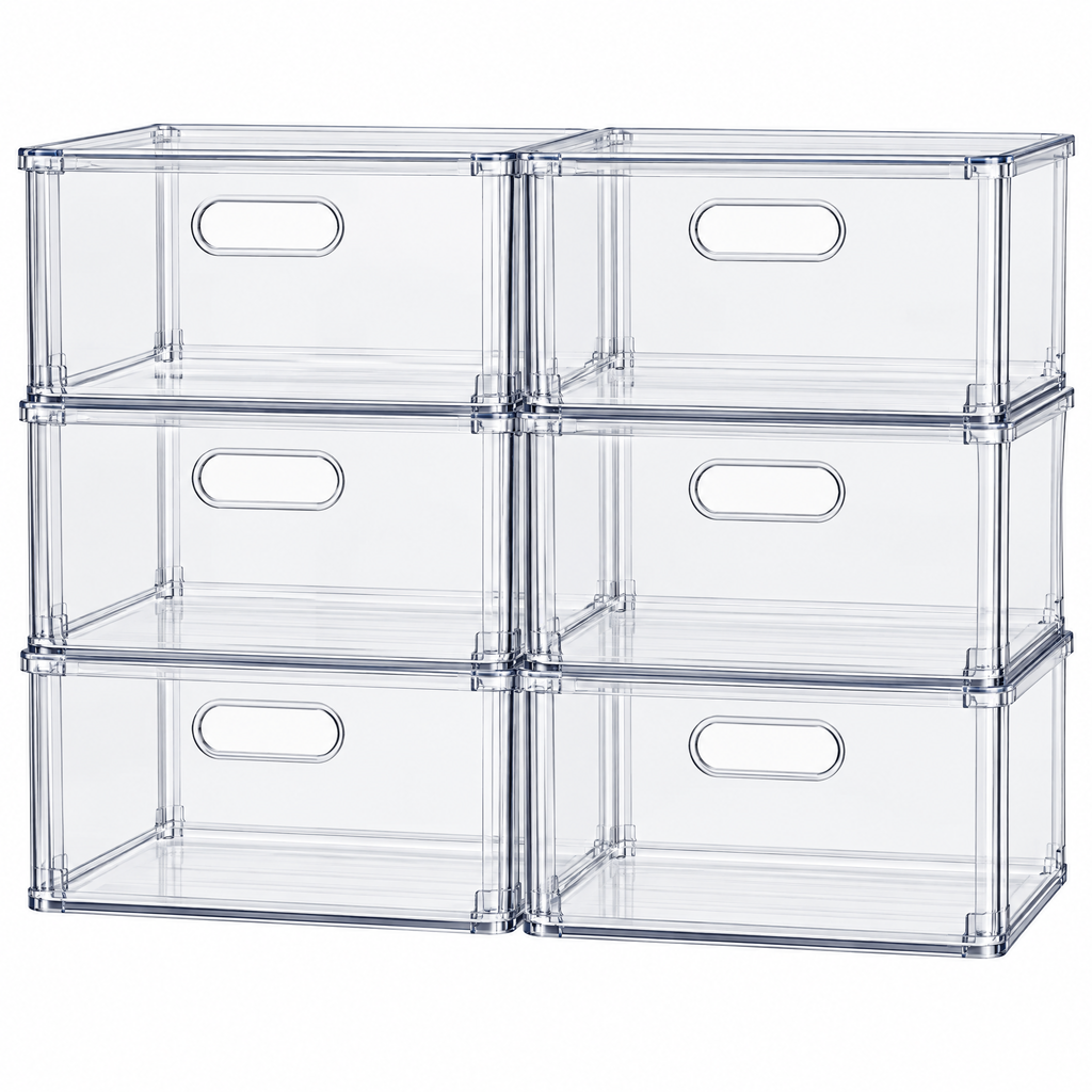 Neruak™ Clear Stackable Pantry Bins — view 2