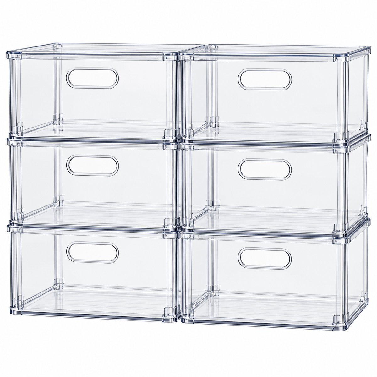 Neruak™ Clear Stackable Pantry Bins — view 2