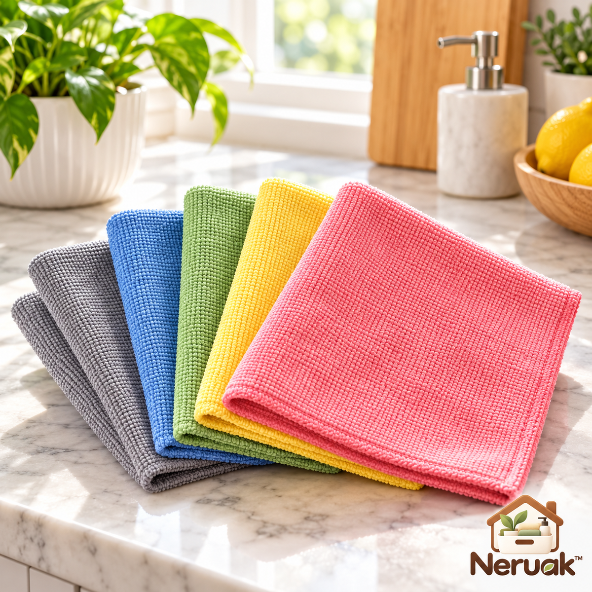 Neruak™ Microfiber Cleaning Cloth Set — view 1