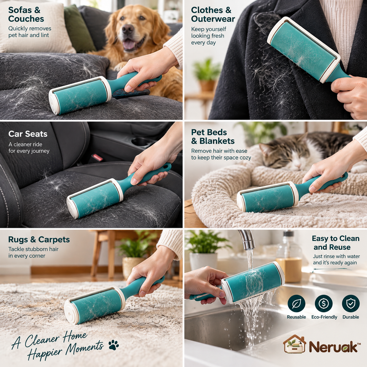 Neruak™ Reusable Lint Roller — view 2