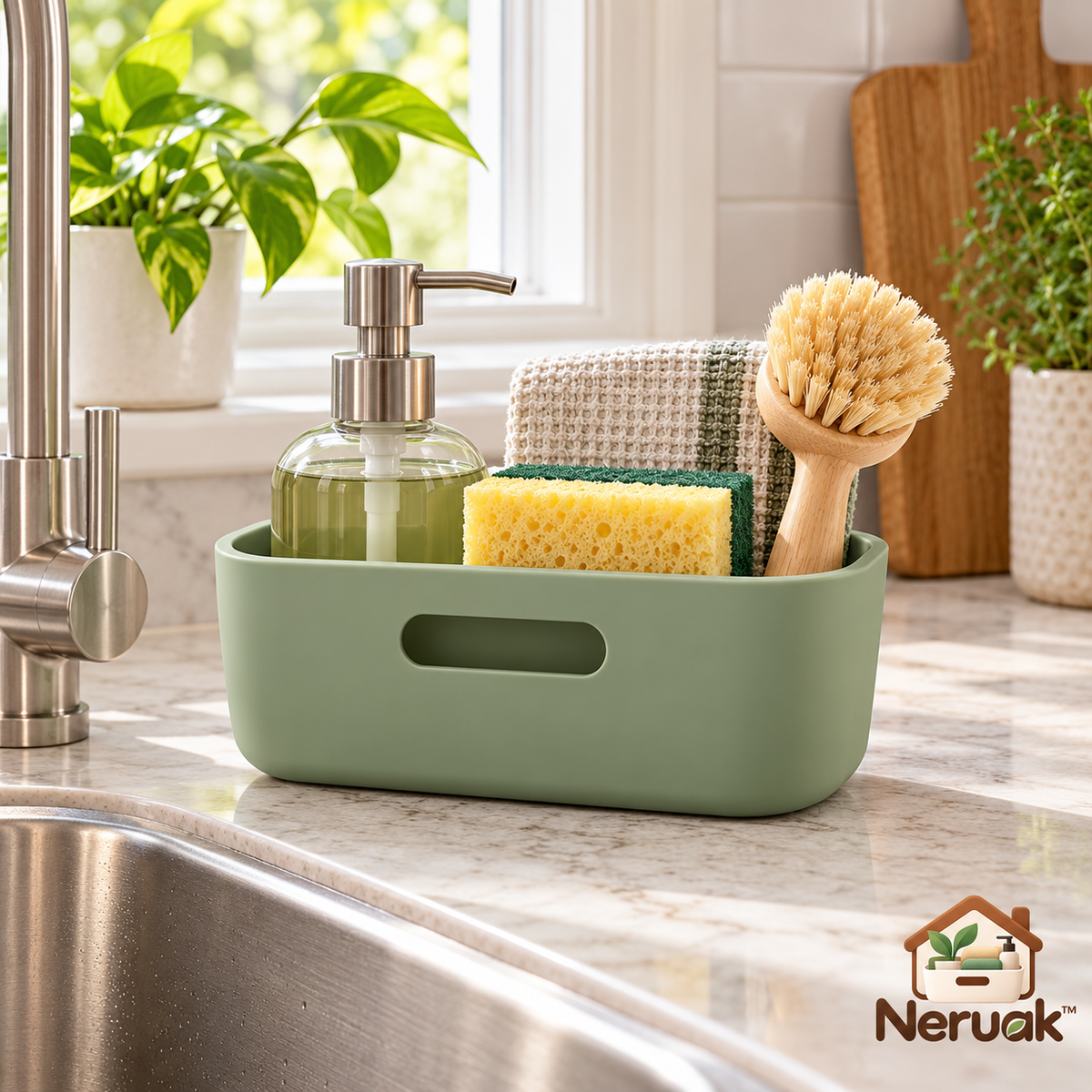 Neruak™ Everyday Silicone Sink Caddy — view 1