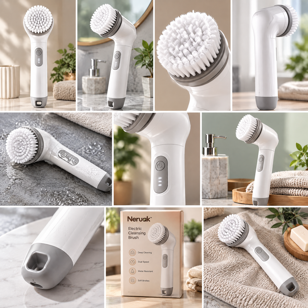 Neruak™ Handheld Electric Spin Scrubber — view 4