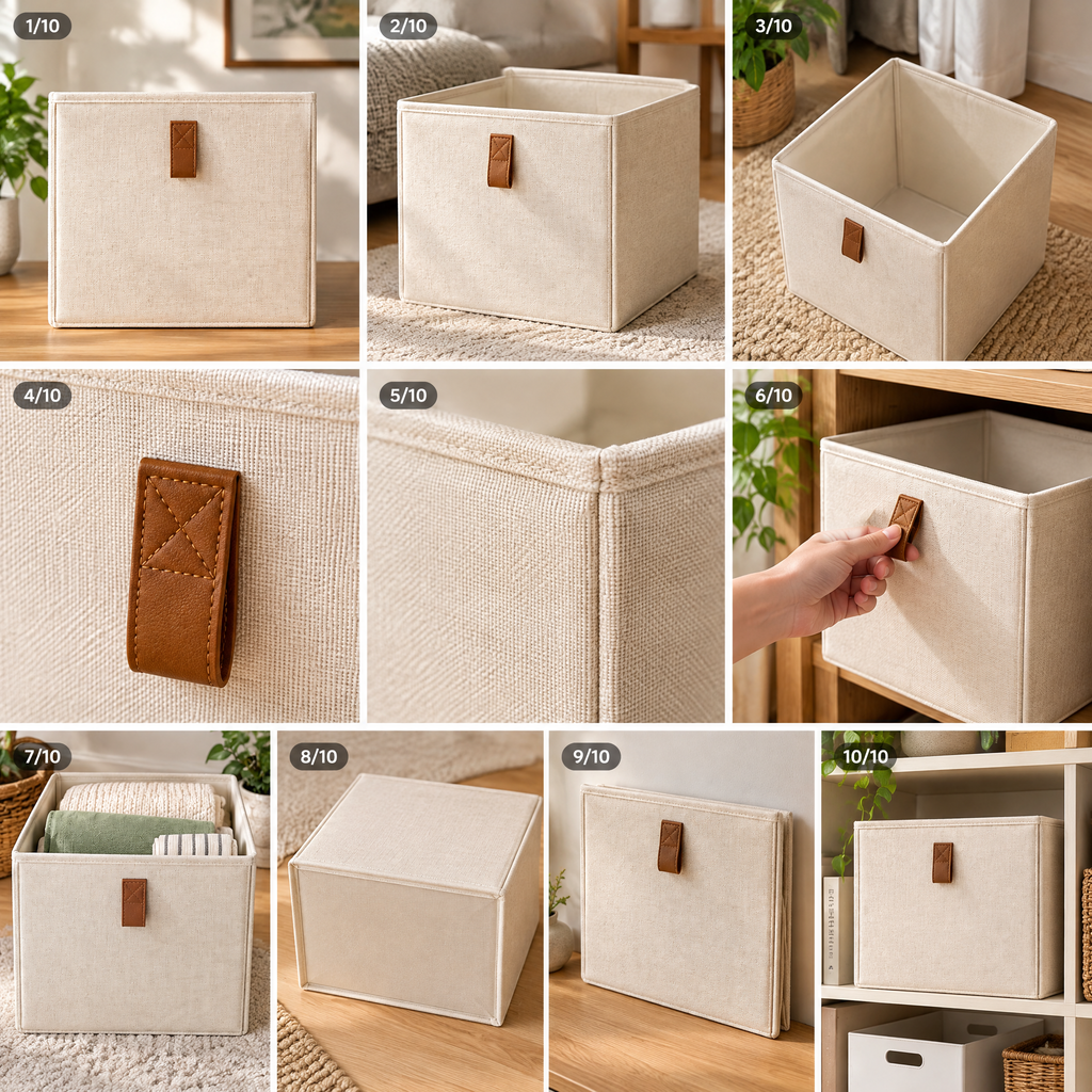 Neruak™ Foldable Fabric Storage Cube Set — view 4
