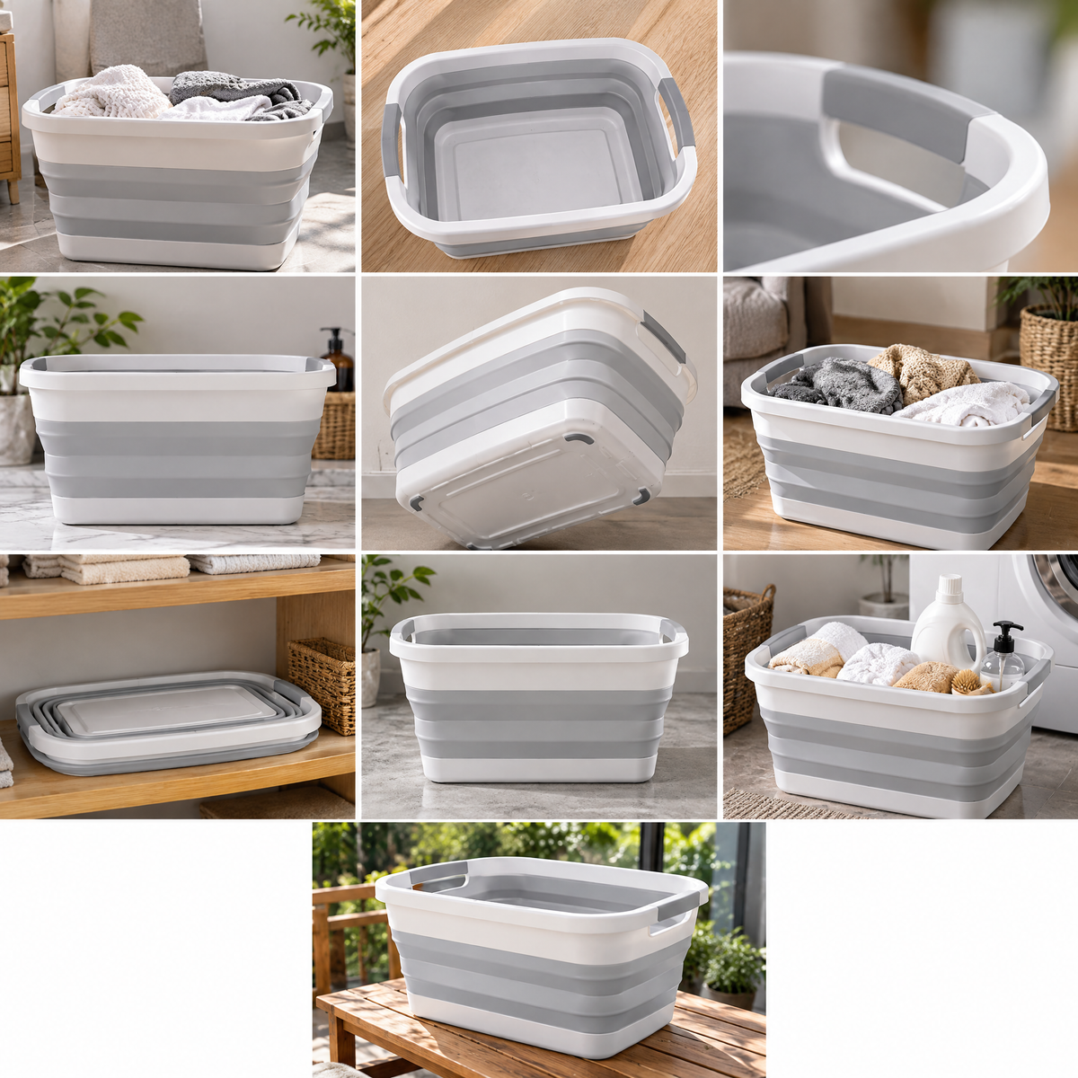 Neruak™ Collapsible Laundry Basket — view 4