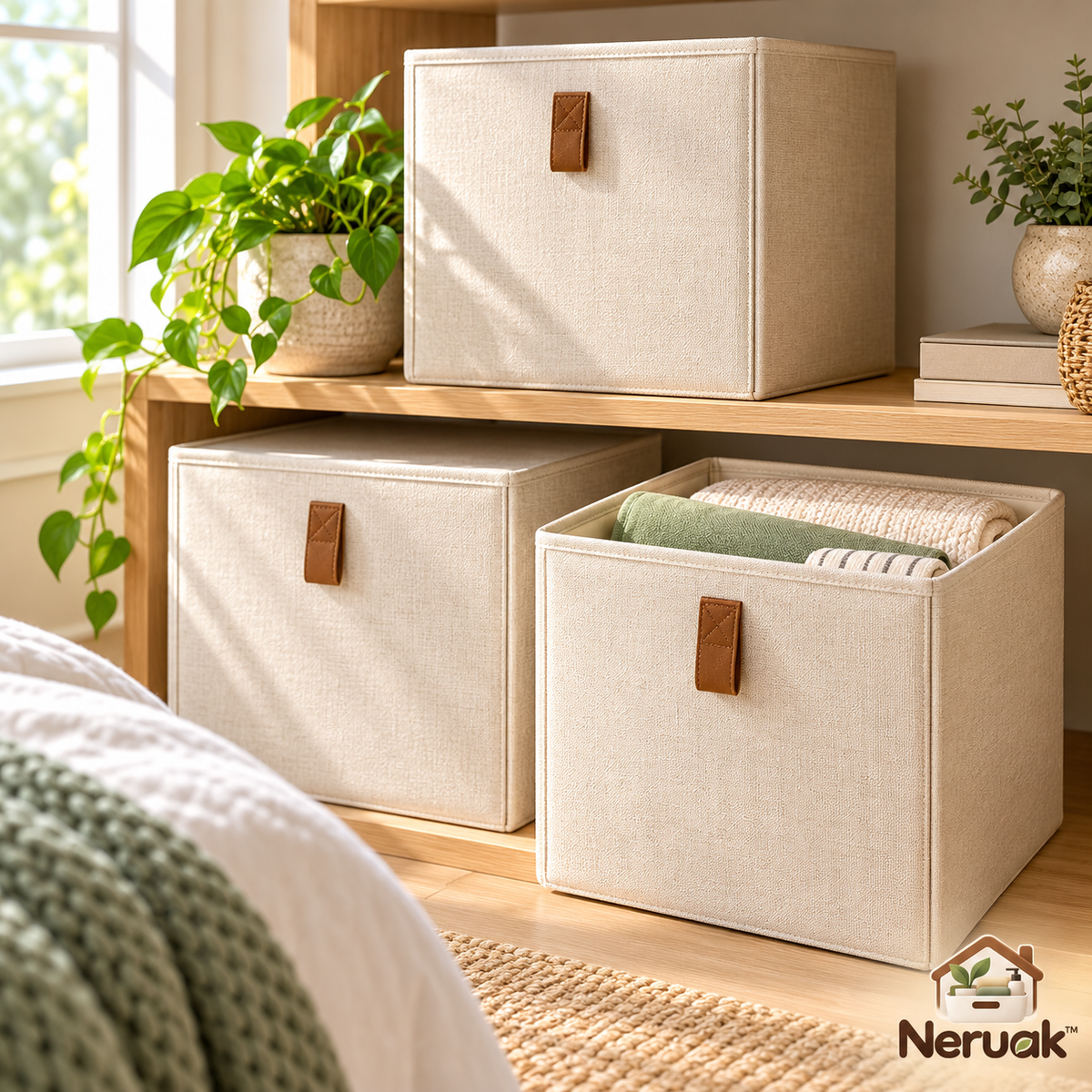 Neruak™ Foldable Fabric Storage Cube Set — view 1